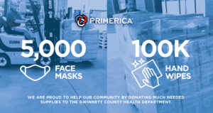 Primerica Donates Masks and Sanitizing Wipes to Local Medical Community
