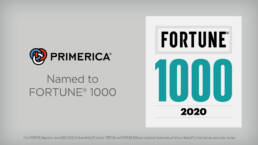 Graphic of Fortune 1000 and Primerica logos