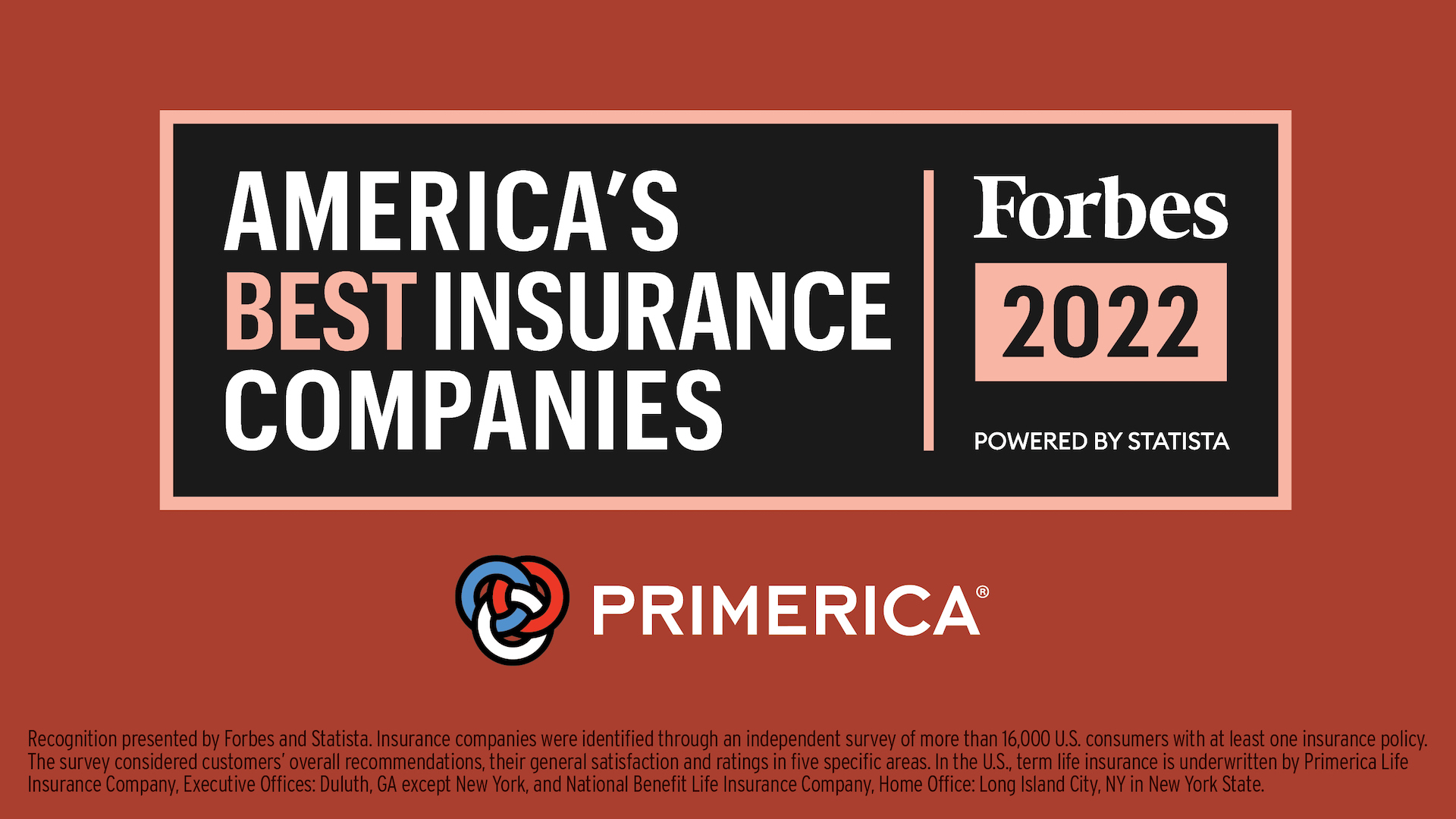Primerica Named One of America’s Best Insurance Companies for 2022 by